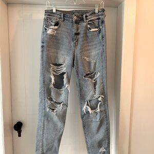 American Eagle, Mom Jean, size 8, regular, lightly worn
